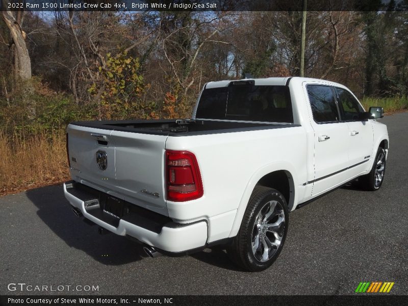 Bright White / Indigo/Sea Salt 2022 Ram 1500 Limited Crew Cab 4x4