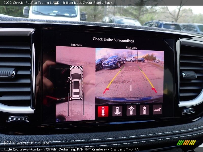 Brilliant Black Crystal Pearl / Black 2022 Chrysler Pacifica Touring L AWD