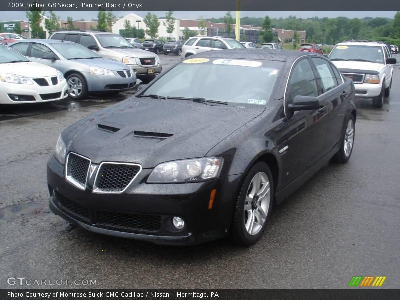Panther Black / Onyx 2009 Pontiac G8 Sedan