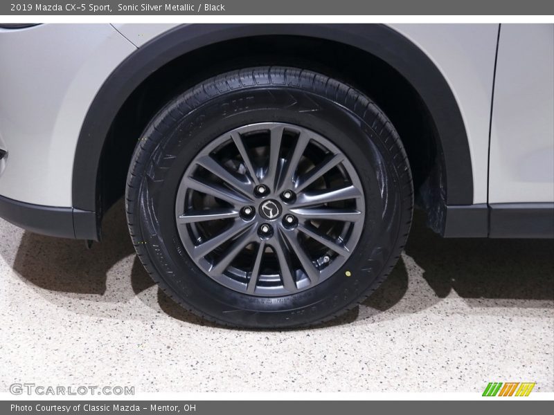 Sonic Silver Metallic / Black 2019 Mazda CX-5 Sport