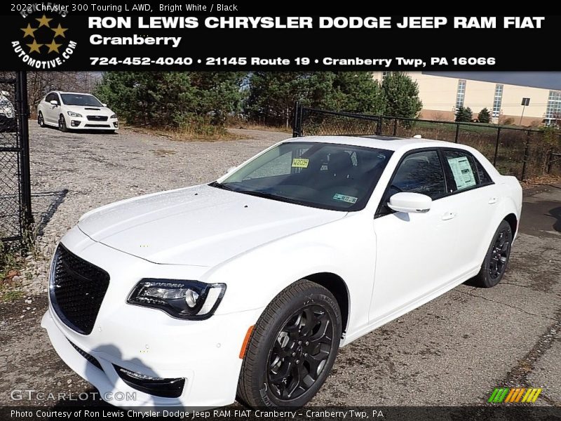 Bright White / Black 2022 Chrysler 300 Touring L AWD
