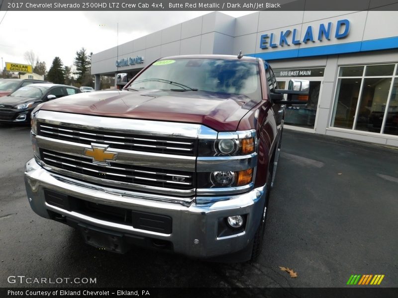 Butte Red Metallic / Dark Ash/Jet Black 2017 Chevrolet Silverado 2500HD LTZ Crew Cab 4x4