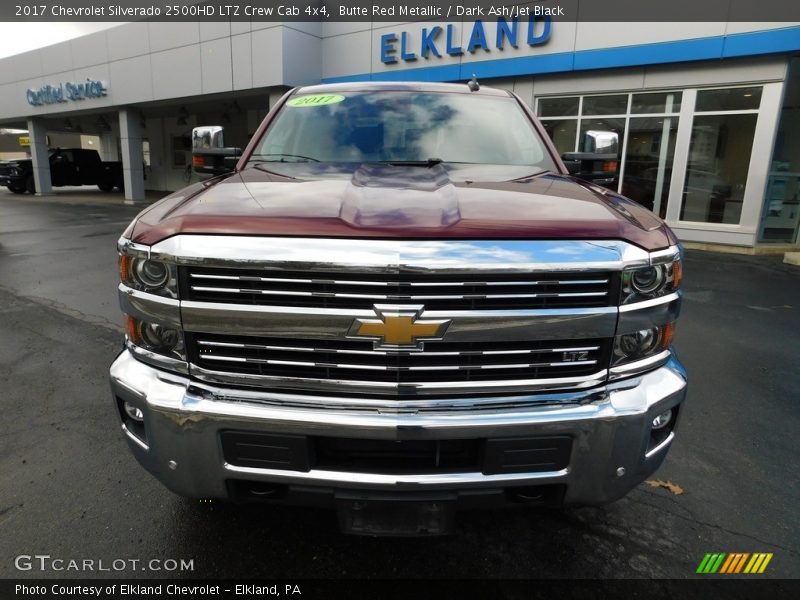 Butte Red Metallic / Dark Ash/Jet Black 2017 Chevrolet Silverado 2500HD LTZ Crew Cab 4x4
