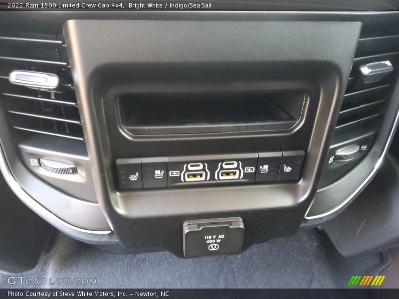 Bright White / Indigo/Sea Salt 2022 Ram 1500 Limited Crew Cab 4x4