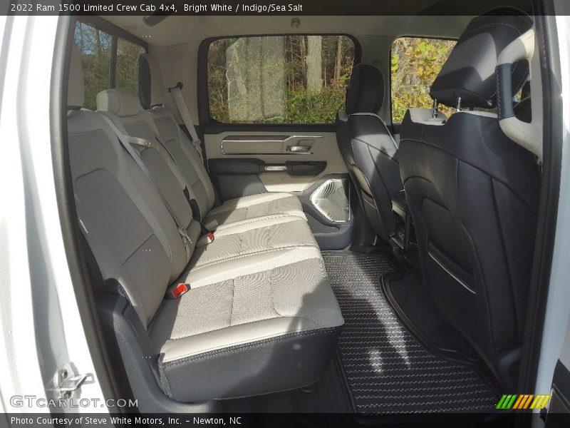 Bright White / Indigo/Sea Salt 2022 Ram 1500 Limited Crew Cab 4x4