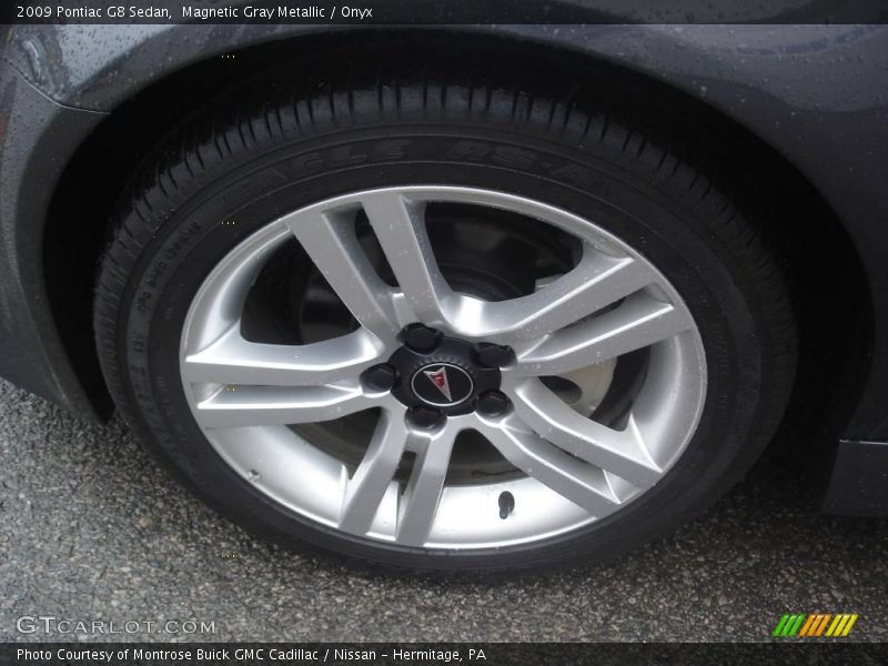 Magnetic Gray Metallic / Onyx 2009 Pontiac G8 Sedan