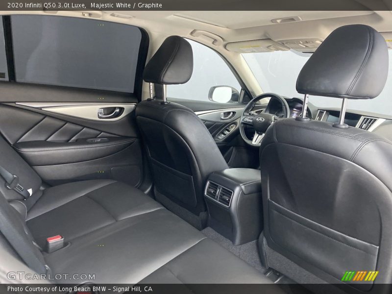 Rear Seat of 2020 Q50 3.0t Luxe