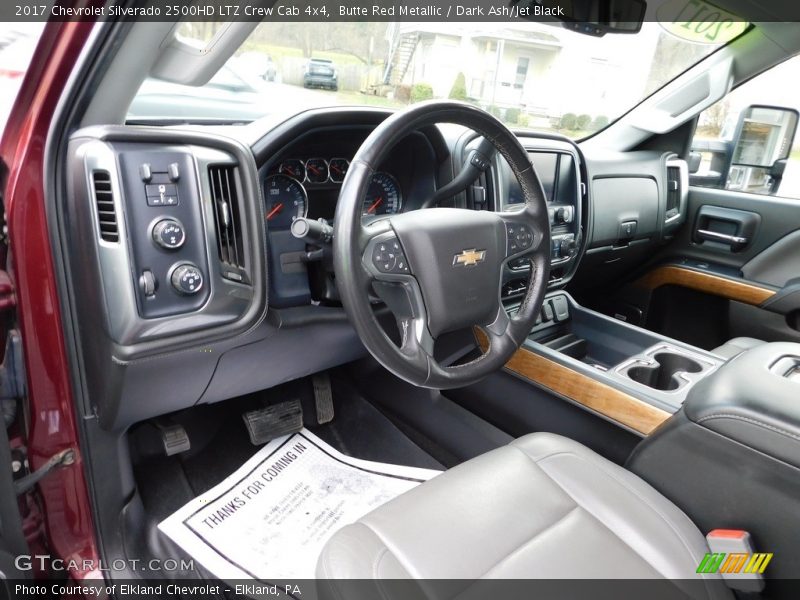 Dashboard of 2017 Silverado 2500HD LTZ Crew Cab 4x4