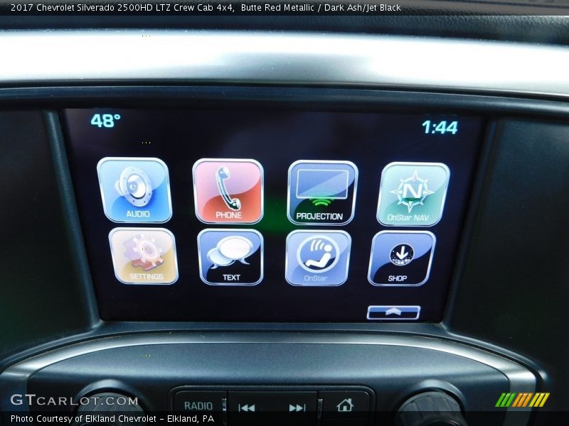 Butte Red Metallic / Dark Ash/Jet Black 2017 Chevrolet Silverado 2500HD LTZ Crew Cab 4x4