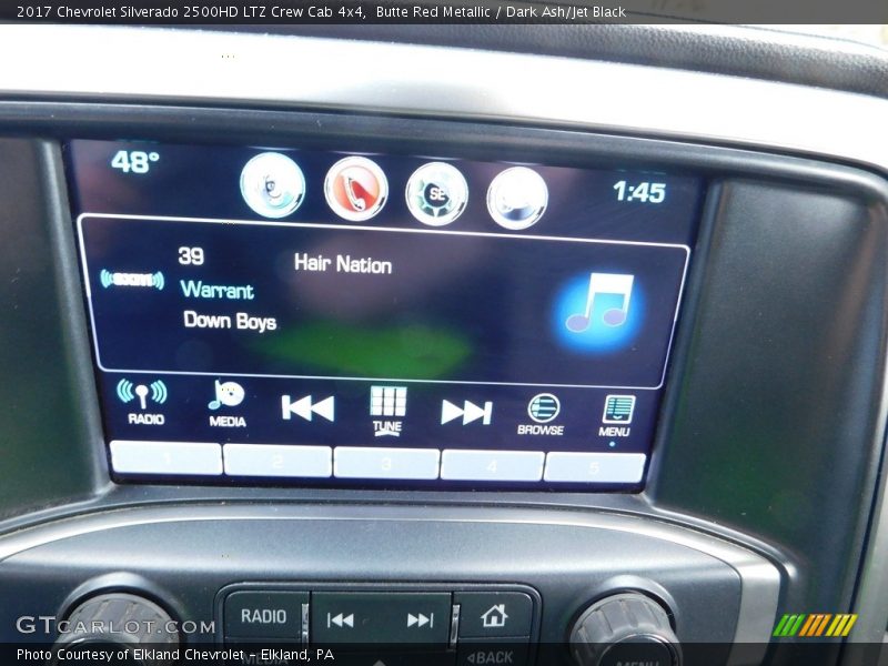 Butte Red Metallic / Dark Ash/Jet Black 2017 Chevrolet Silverado 2500HD LTZ Crew Cab 4x4