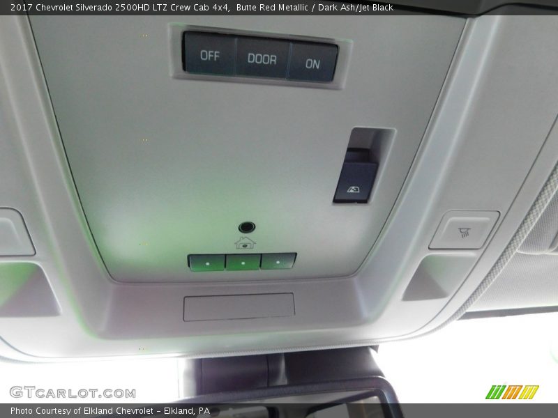 Butte Red Metallic / Dark Ash/Jet Black 2017 Chevrolet Silverado 2500HD LTZ Crew Cab 4x4