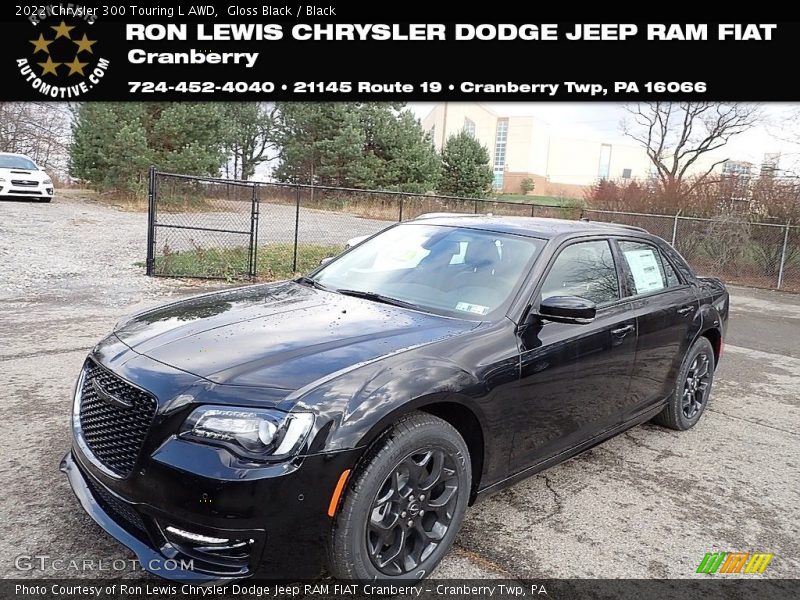 Gloss Black / Black 2022 Chrysler 300 Touring L AWD