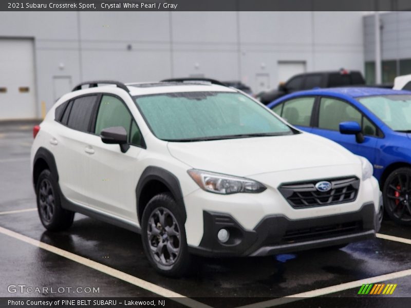 Crystal White Pearl / Gray 2021 Subaru Crosstrek Sport