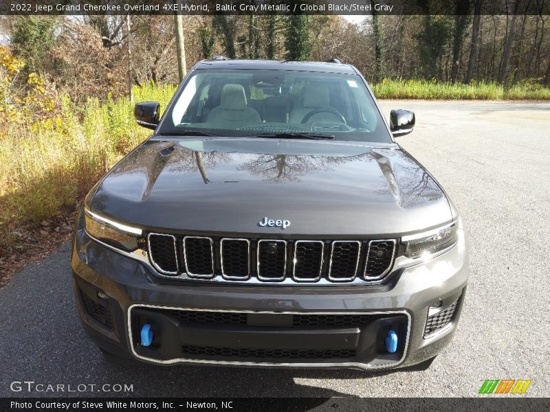 Baltic Gray Metallic / Global Black/Steel Gray 2022 Jeep Grand Cherokee Overland 4XE Hybrid