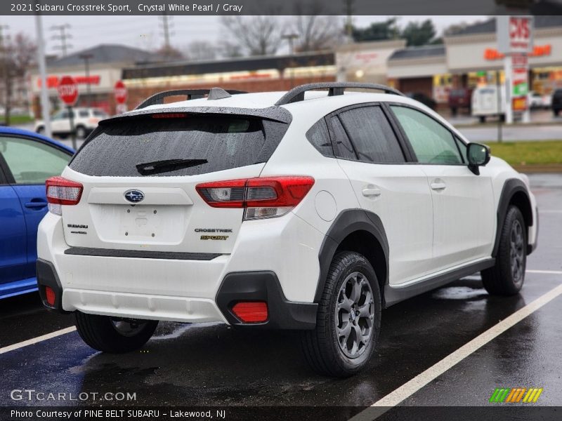 Crystal White Pearl / Gray 2021 Subaru Crosstrek Sport