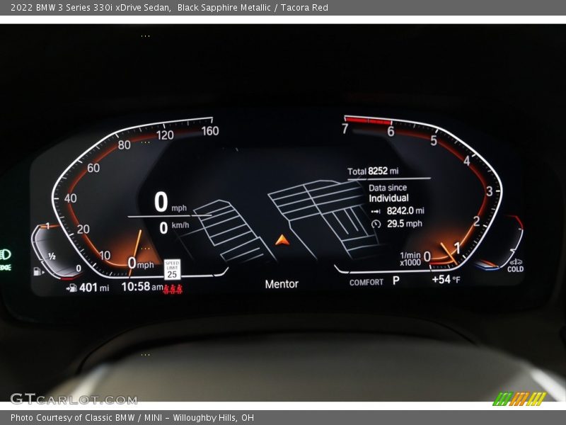 Black Sapphire Metallic / Tacora Red 2022 BMW 3 Series 330i xDrive Sedan