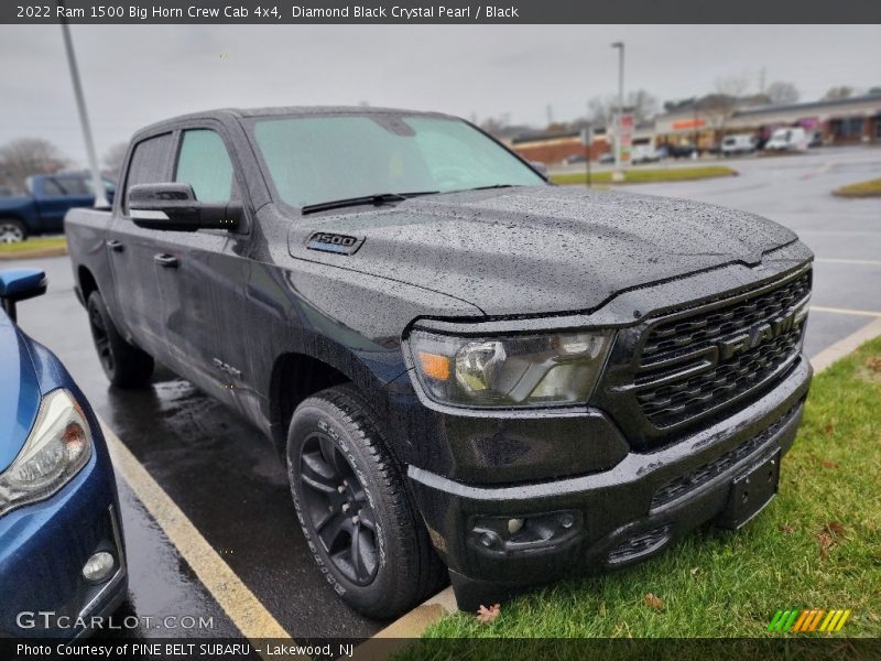 Diamond Black Crystal Pearl / Black 2022 Ram 1500 Big Horn Crew Cab 4x4