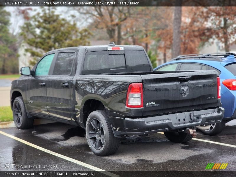Diamond Black Crystal Pearl / Black 2022 Ram 1500 Big Horn Crew Cab 4x4
