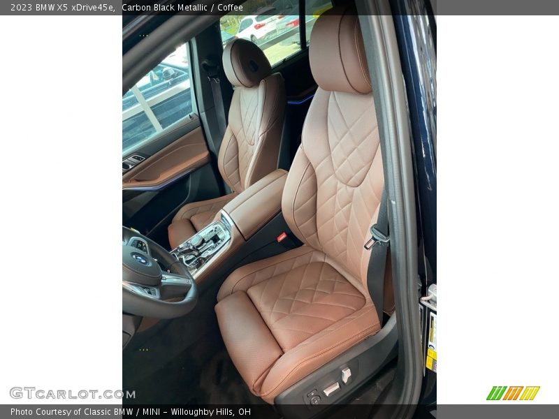  2023 X5 xDrive45e Coffee Interior