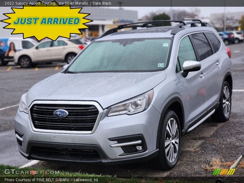 Ice Silver Metallic / Slate Black 2022 Subaru Ascent Touring