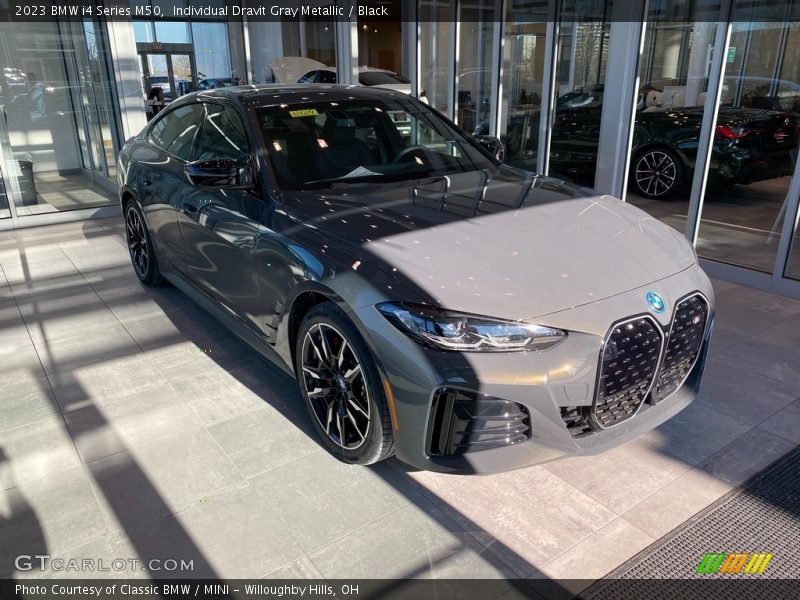 Individual Dravit Gray Metallic / Black 2023 BMW i4 Series M50