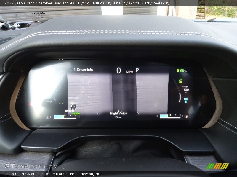 Baltic Gray Metallic / Global Black/Steel Gray 2022 Jeep Grand Cherokee Overland 4XE Hybrid
