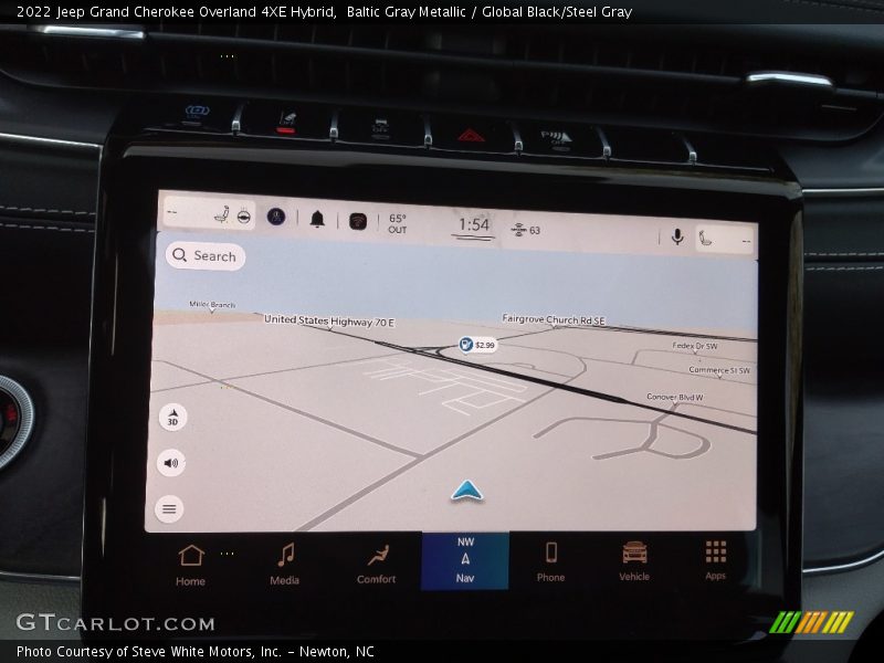 Baltic Gray Metallic / Global Black/Steel Gray 2022 Jeep Grand Cherokee Overland 4XE Hybrid