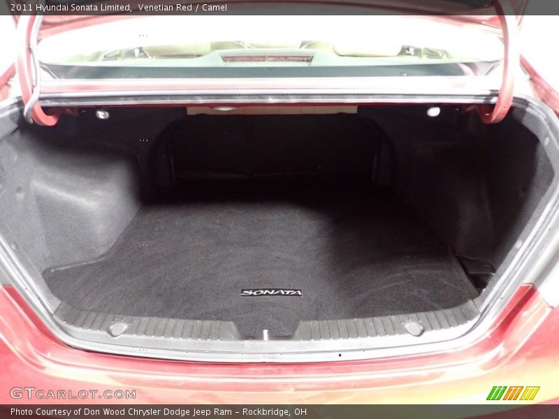 Venetian Red / Camel 2011 Hyundai Sonata Limited