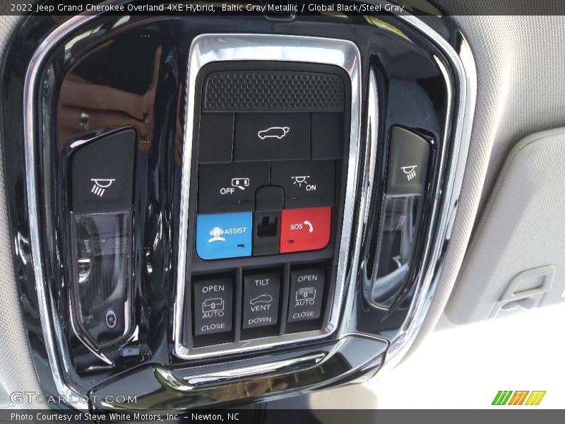 Baltic Gray Metallic / Global Black/Steel Gray 2022 Jeep Grand Cherokee Overland 4XE Hybrid