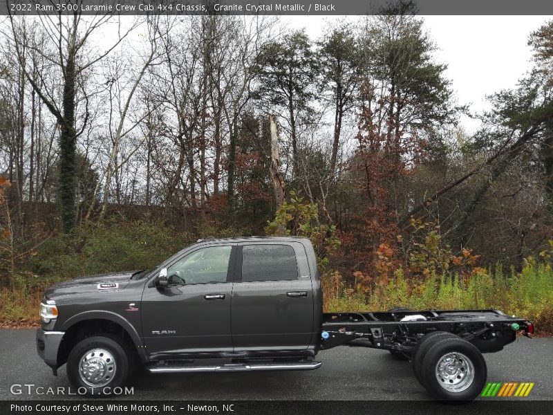  2022 3500 Laramie Crew Cab 4x4 Chassis Granite Crystal Metallic