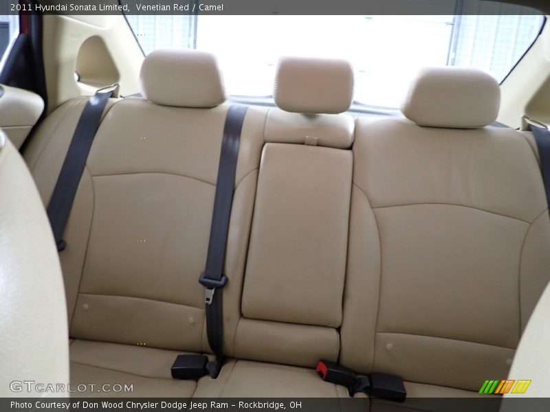 Venetian Red / Camel 2011 Hyundai Sonata Limited