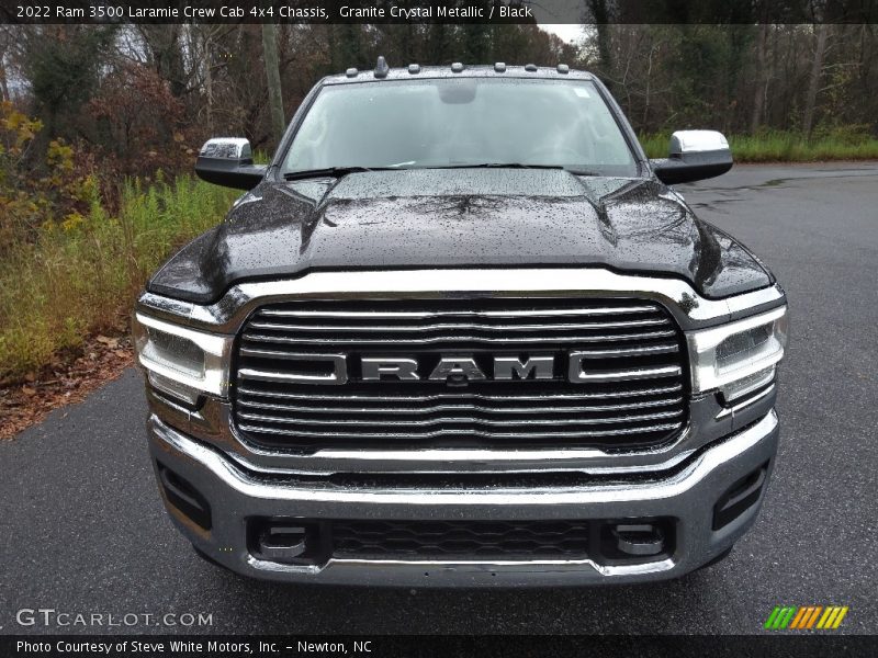 Granite Crystal Metallic / Black 2022 Ram 3500 Laramie Crew Cab 4x4 Chassis