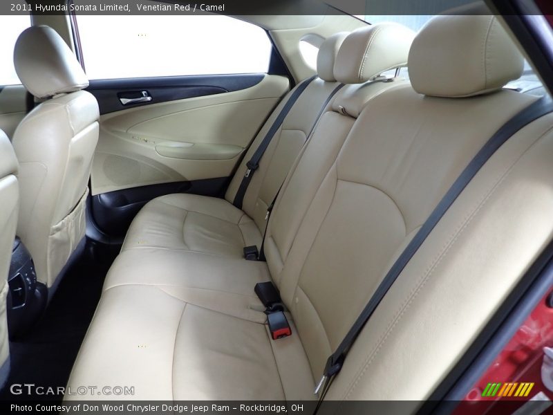 Venetian Red / Camel 2011 Hyundai Sonata Limited