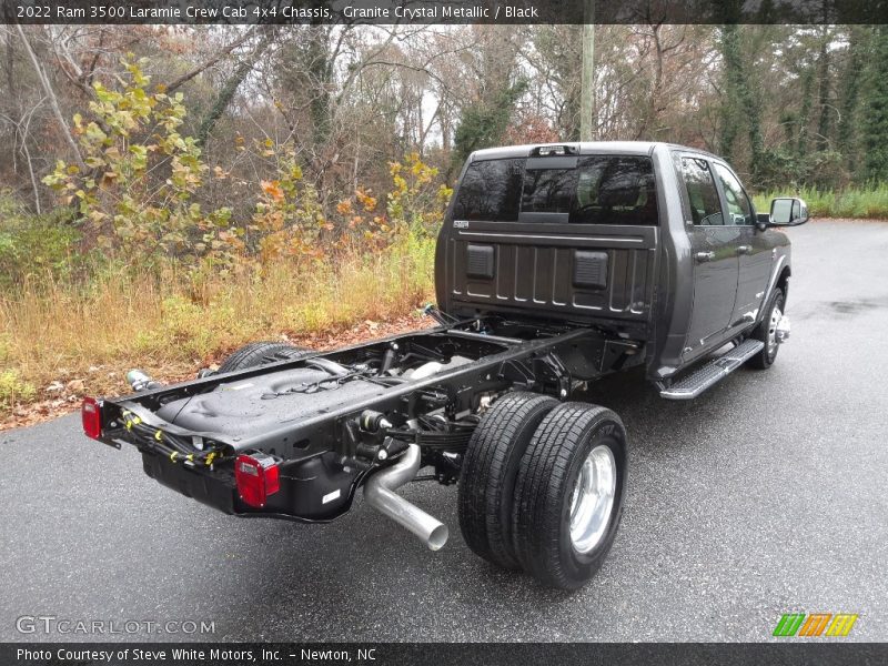 Granite Crystal Metallic / Black 2022 Ram 3500 Laramie Crew Cab 4x4 Chassis