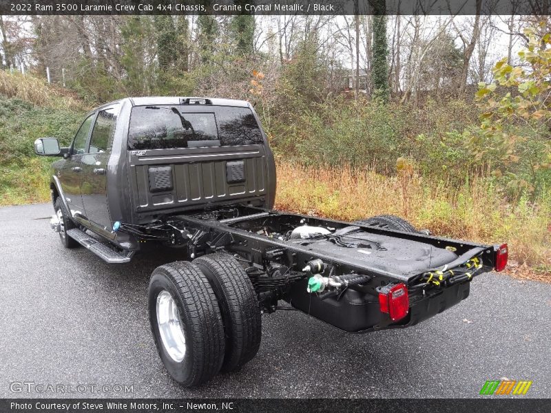 Granite Crystal Metallic / Black 2022 Ram 3500 Laramie Crew Cab 4x4 Chassis