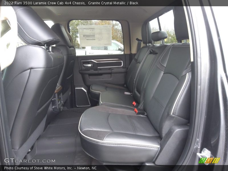 Rear Seat of 2022 3500 Laramie Crew Cab 4x4 Chassis