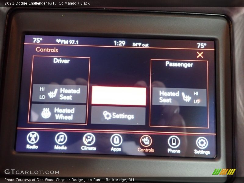 Go Mango / Black 2021 Dodge Challenger R/T