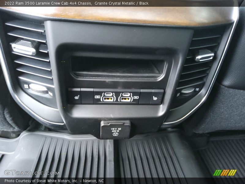 Granite Crystal Metallic / Black 2022 Ram 3500 Laramie Crew Cab 4x4 Chassis