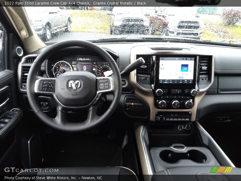 Dashboard of 2022 3500 Laramie Crew Cab 4x4 Chassis