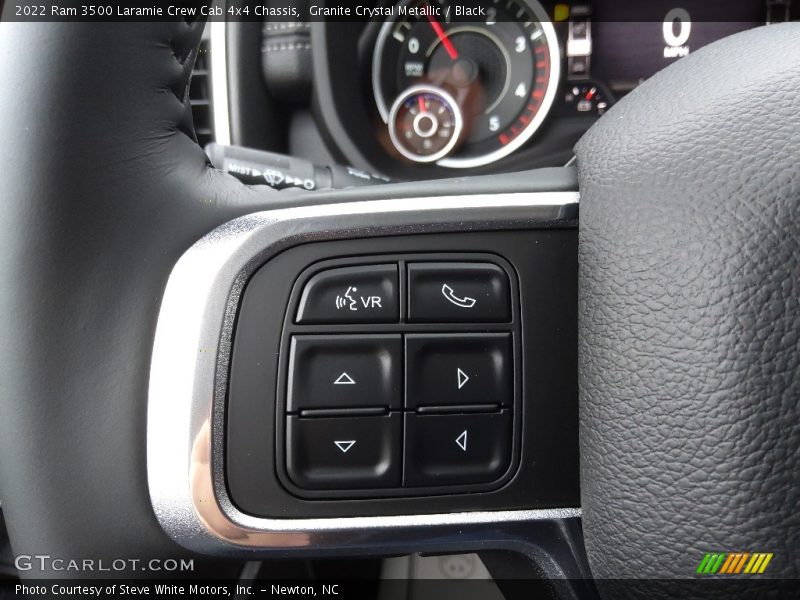  2022 3500 Laramie Crew Cab 4x4 Chassis Steering Wheel