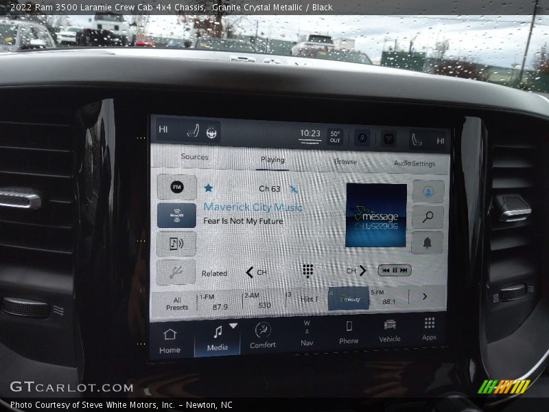 Granite Crystal Metallic / Black 2022 Ram 3500 Laramie Crew Cab 4x4 Chassis