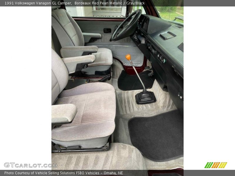 Front Seat of 1991 Vanagon GL Camper