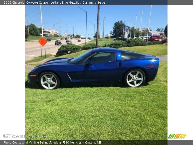 LeMans Blue Metallic / Cashmere Beige 2006 Chevrolet Corvette Coupe