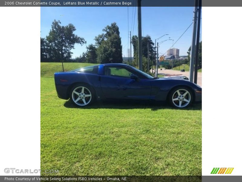 LeMans Blue Metallic / Cashmere Beige 2006 Chevrolet Corvette Coupe