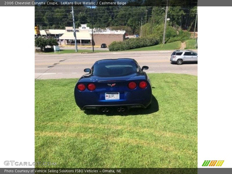 LeMans Blue Metallic / Cashmere Beige 2006 Chevrolet Corvette Coupe