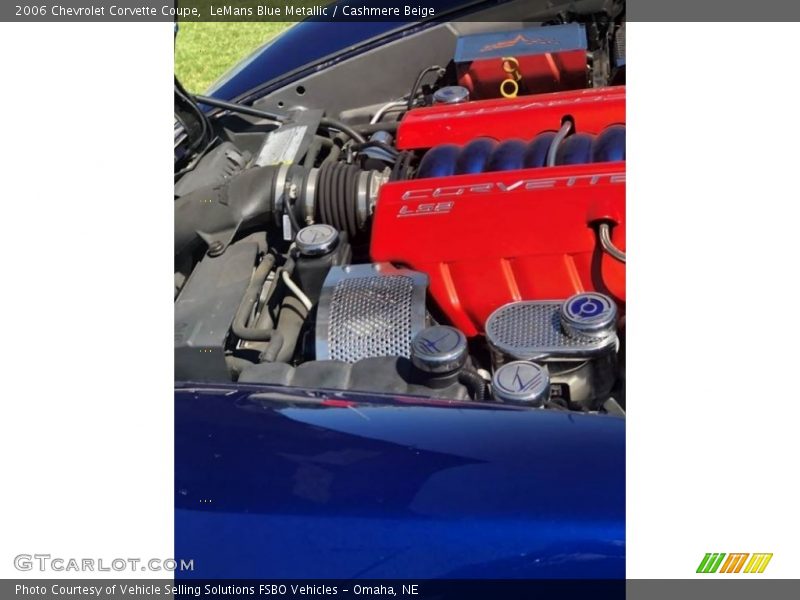 LeMans Blue Metallic / Cashmere Beige 2006 Chevrolet Corvette Coupe