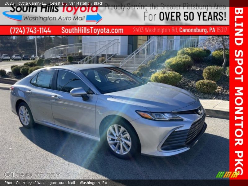Celestial Silver Metallic / Black 2023 Toyota Camry LE