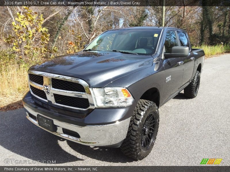 Maximum Steel Metallic / Black/Diesel Gray 2016 Ram 1500 SLT Crew Cab 4x4