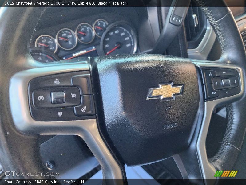 Black / Jet Black 2019 Chevrolet Silverado 1500 LT Crew Cab 4WD