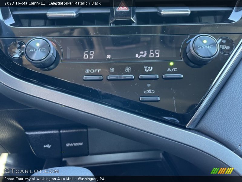 Celestial Silver Metallic / Black 2023 Toyota Camry LE